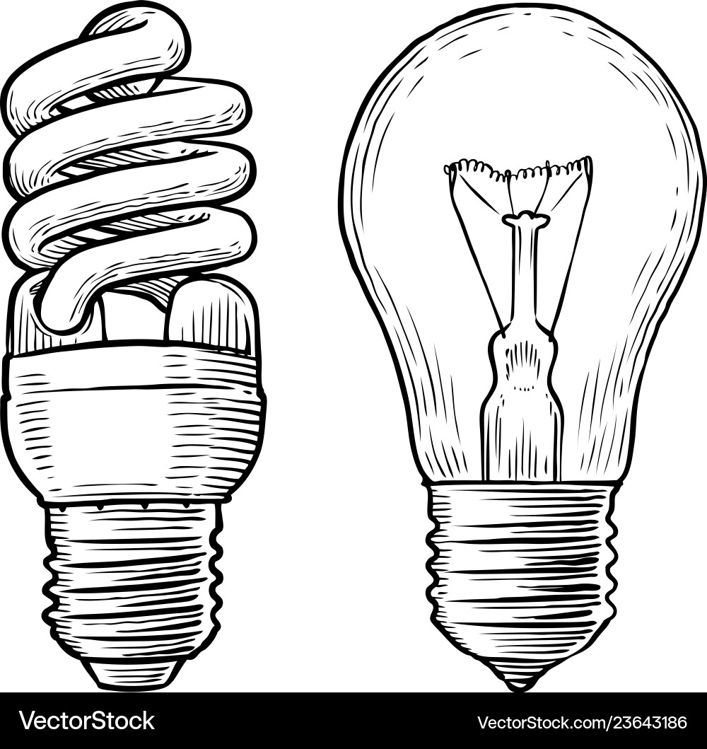 Leuchtenlampe skizzieren elektrisches Licht Leuchtenlampe skizzieren elektrisches Licht vektorbild