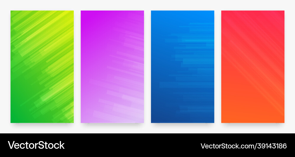 Modern colorful gradient background with lines Modern colorful gradient background with lines vector image