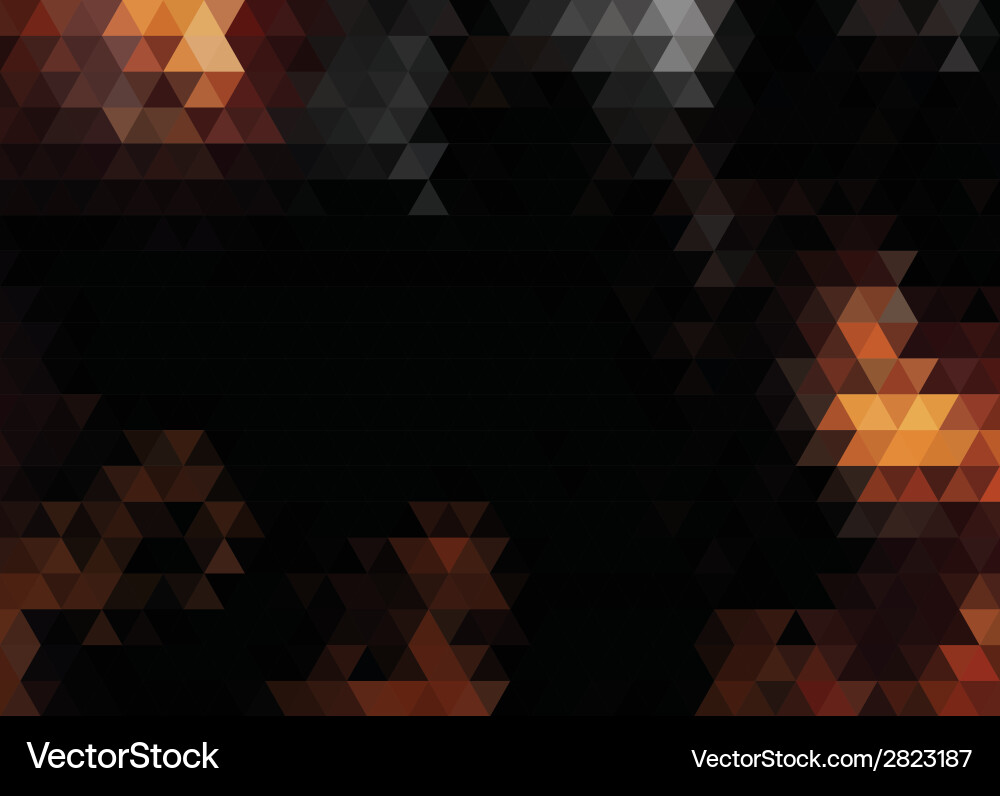 Abstract background made of triangles vector image