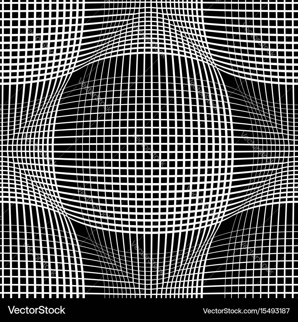 Convex-Concave Mesh Pattern vector image