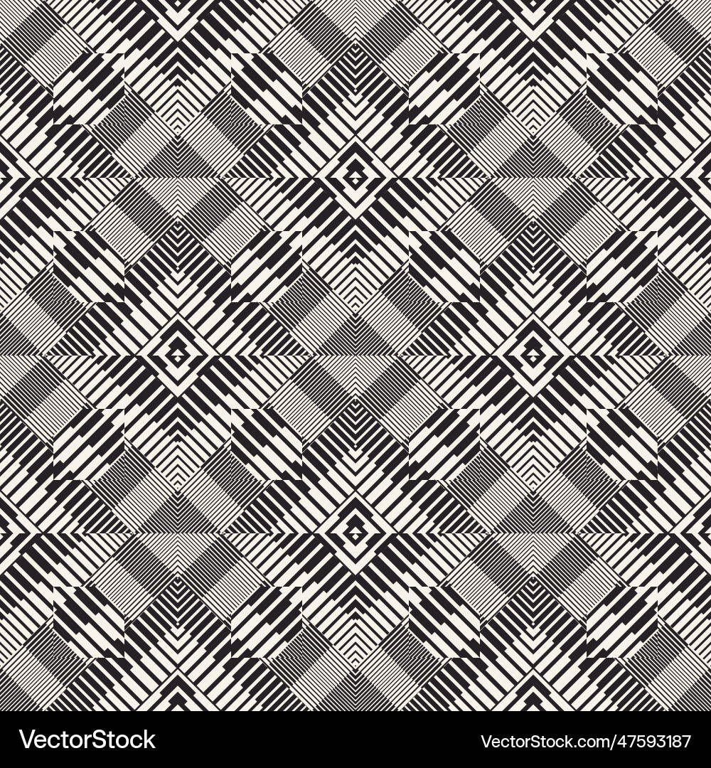 Monochrome glitch effect textured checked pattern Monochrome glitch effect textured checked pattern Vector Image