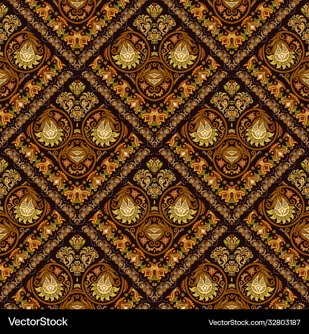 Nature patch pattern mosaic background Nature patch pattern mosaic background vector image
