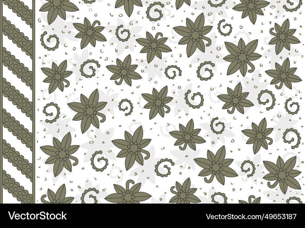 Pattern design with modern motifs and paste Vector Image
