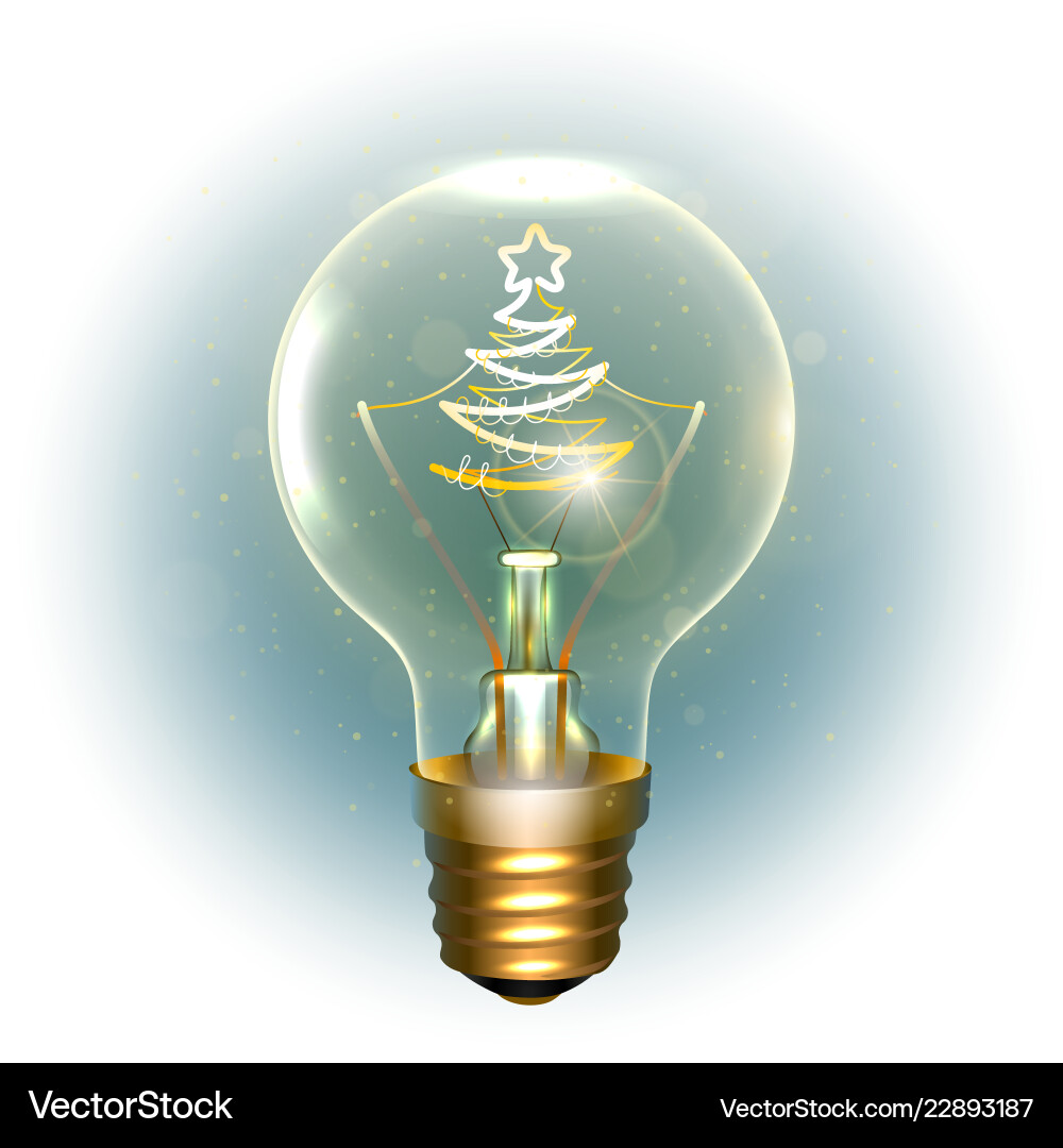 Realistische Lampe mit dem Symbol Realistische Lampe mit dem Symbol vektorbild