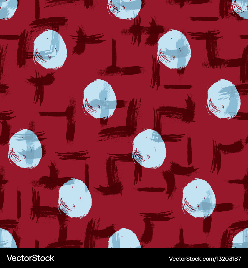 Seamless colorful pattern with circles Vector Image
