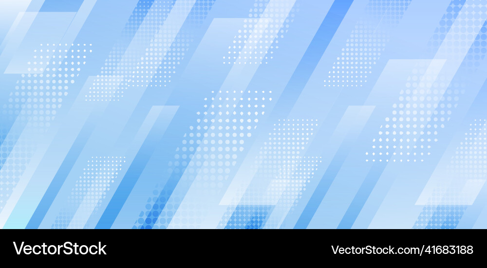 Abstract Blue Diagonal Stripes Vector Image