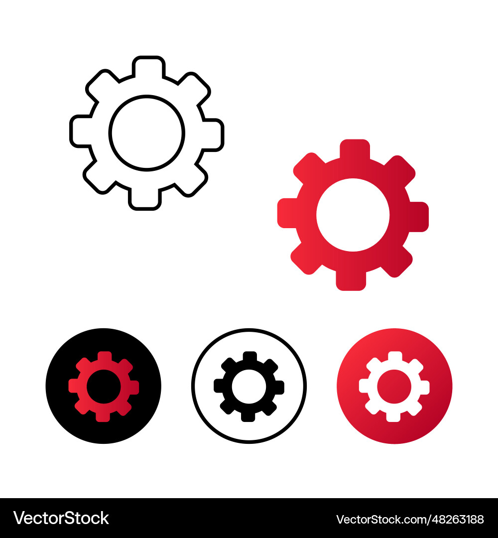 Abstract configuration icon Vector Image