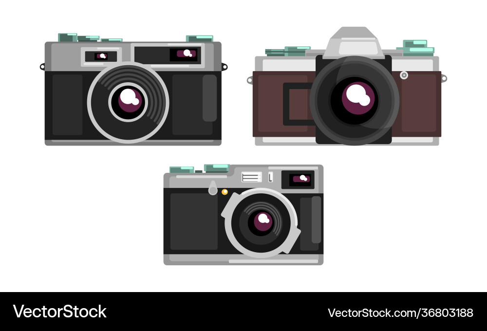Camera as optical instrument for capturing image Camera as optical instrument for capturing image vector image