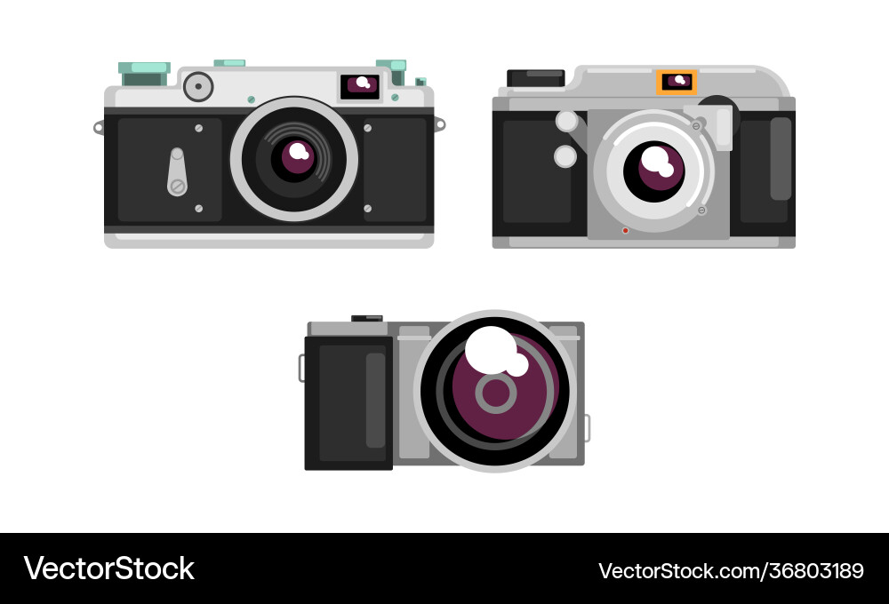 Camera as optical instrument for capturing image Camera as optical instrument for capturing image vector image