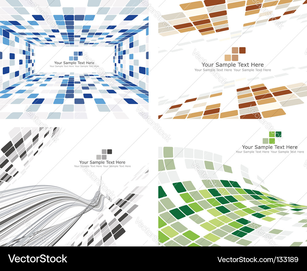 Checked background vector image