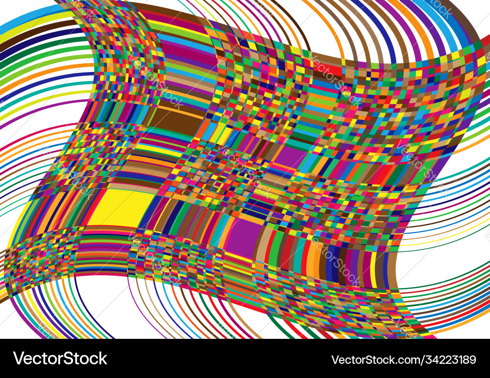 Mosaic background tessellation pattern colorful Vector Image