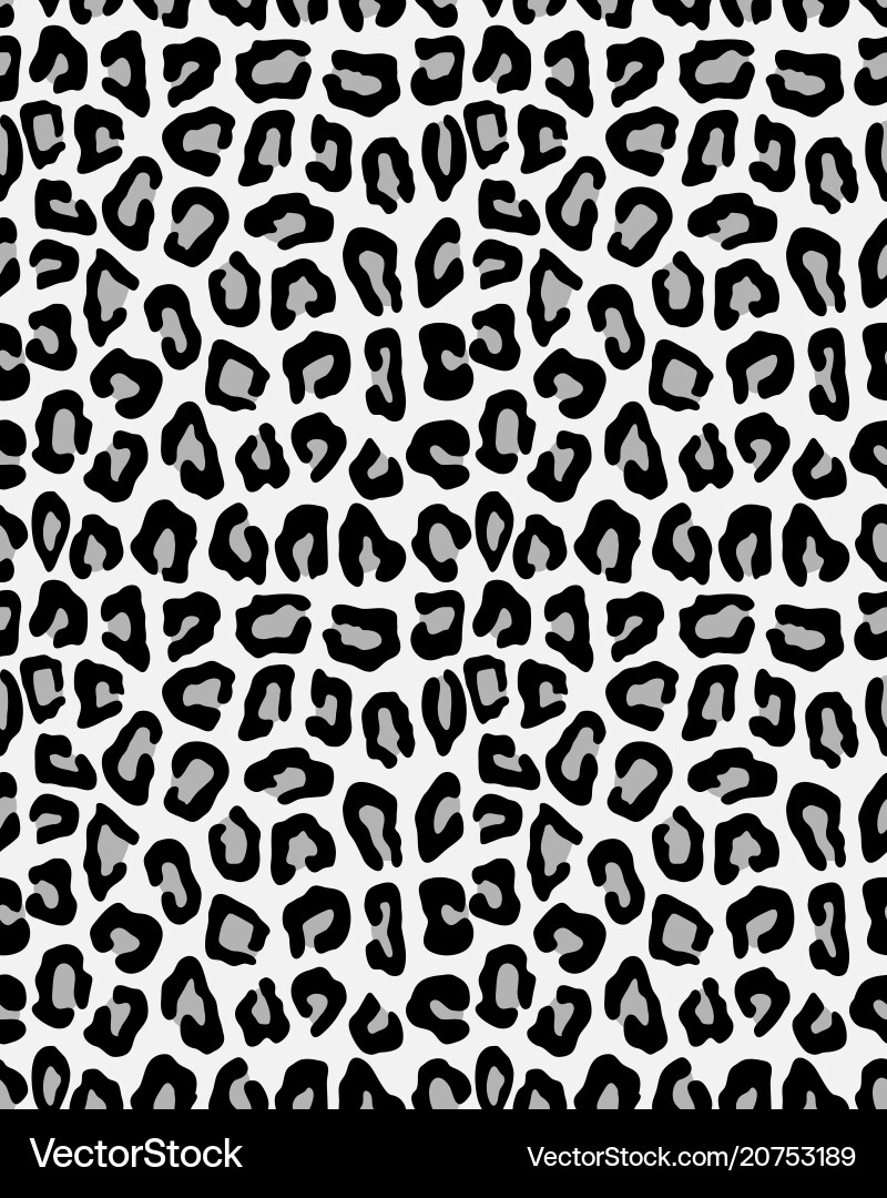 Seamless leopard repeat pattern Seamless leopard repeat pattern vector image
