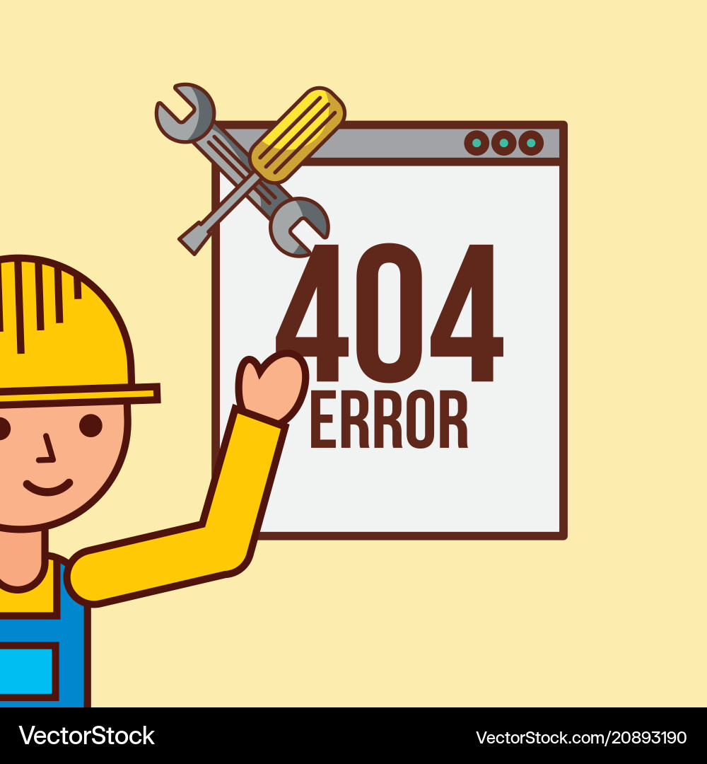 404 error page not found 404 error page not found Vector Image