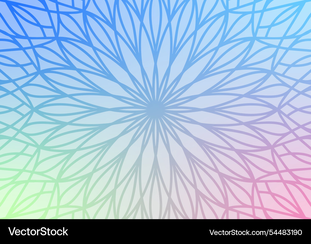 Colorful mandala flowers cute center background Colorful mandala flowers cute center background vector image