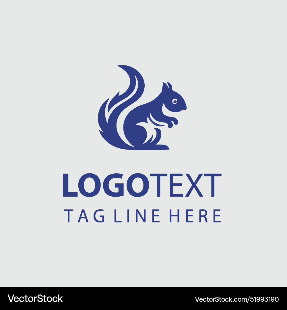Squirrel logo Royalty Free Vector Image - VectorStock