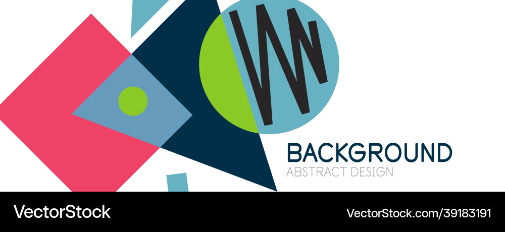 Abstract background blocks lines triangles Abstract background blocks lines triangles vector image