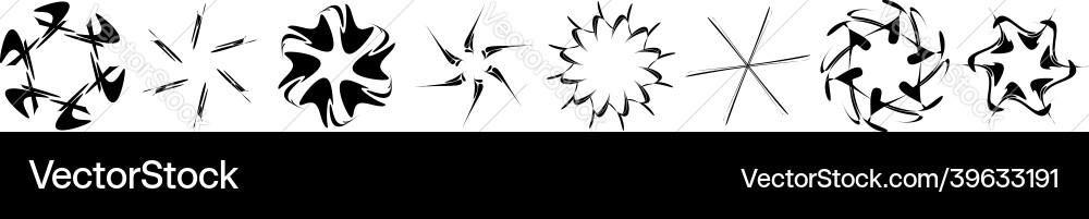 Abstract circular drawing amorphous nonfigurative Abstract circular drawing amorphous nonfigurative vector image