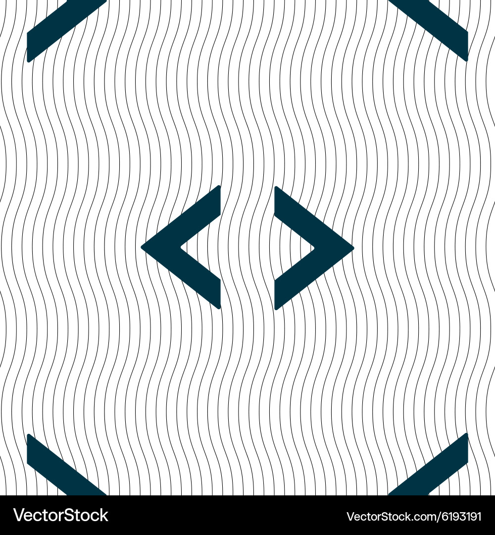Code sign icon programmer symbol seamless pattern Vector Image