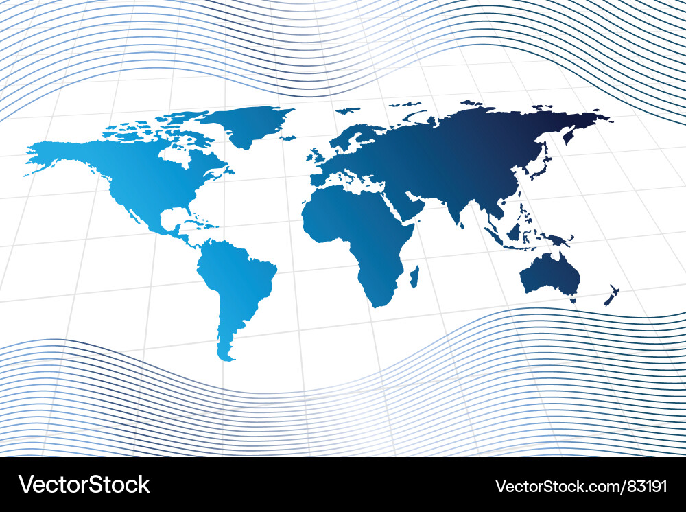 Global Wave Patterns Vector Image