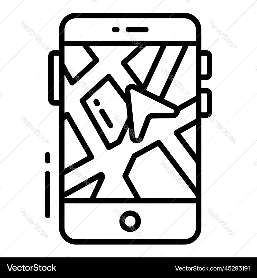 Navigation app icon related map location Vector Image