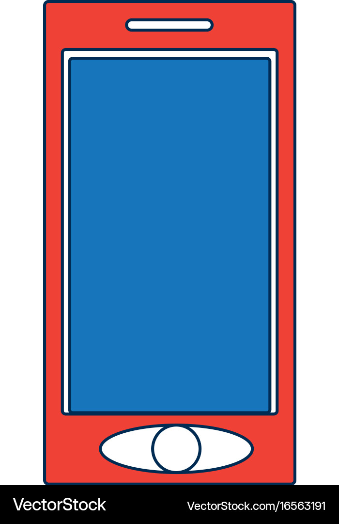 Smartphone mobile device display technology Vector Image