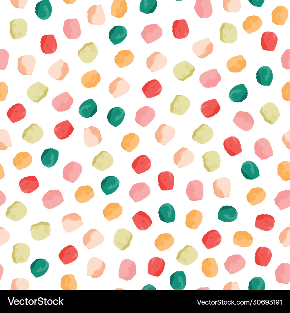 Textural dots seamless pattern girly Textural dots seamless pattern girly vector image