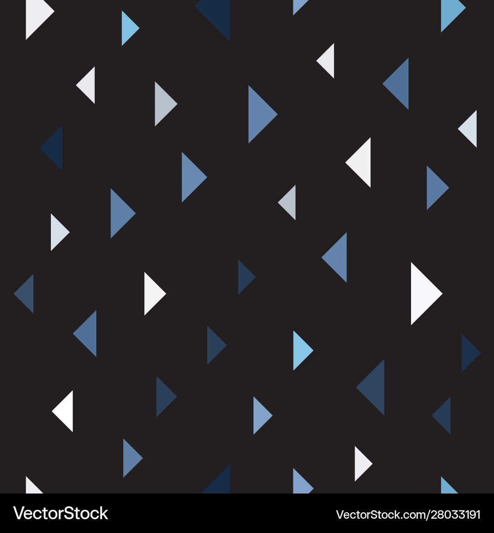 Triangle pattern seamless background Vector Image