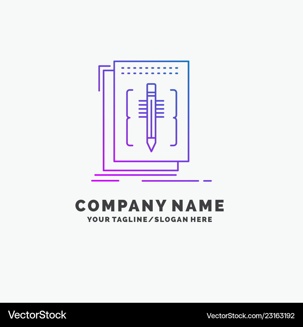 Code edit editor language program purple business Code edit editor language program purple business vector image