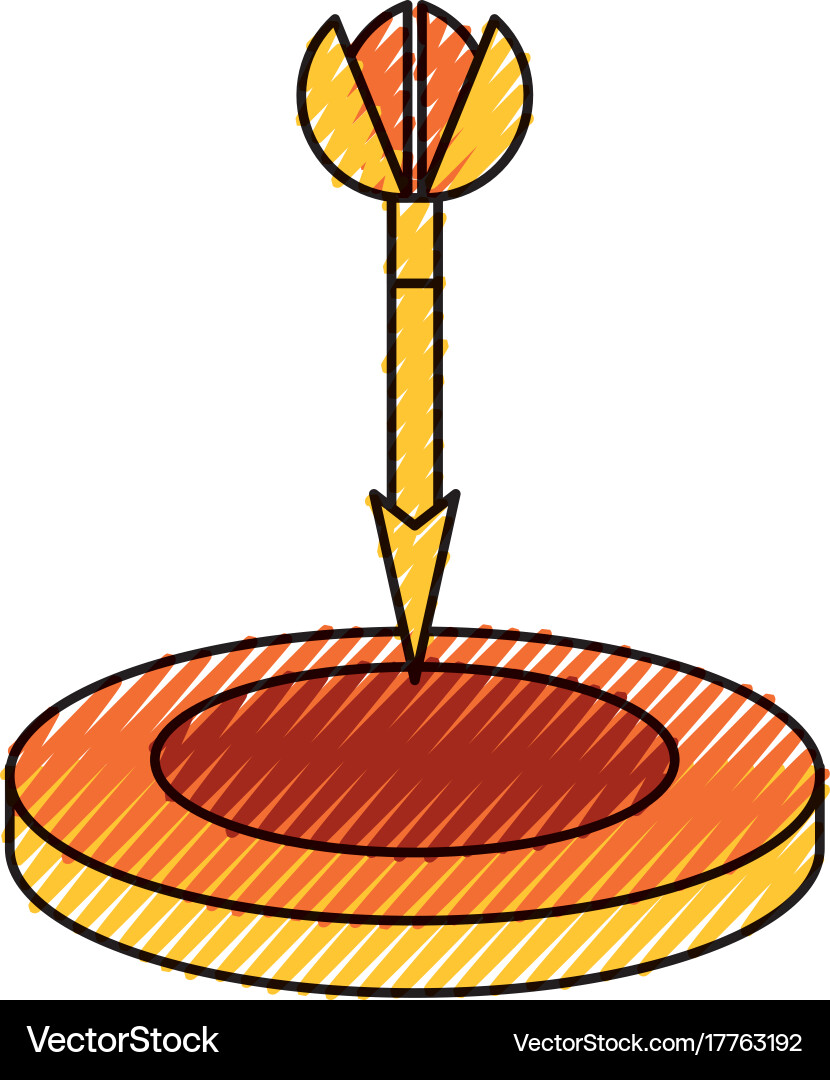 Dart target Vector Image