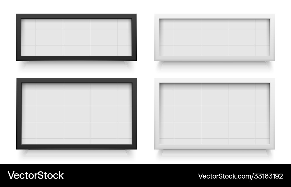 Lightbox signs advertising light box template Lightbox signs advertising light box template vector image