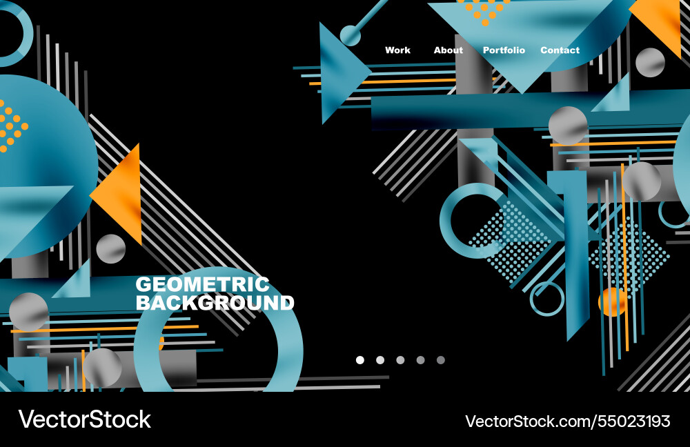 Geometric abstract background with bold shapes Geometric abstract background with bold shapes vector image