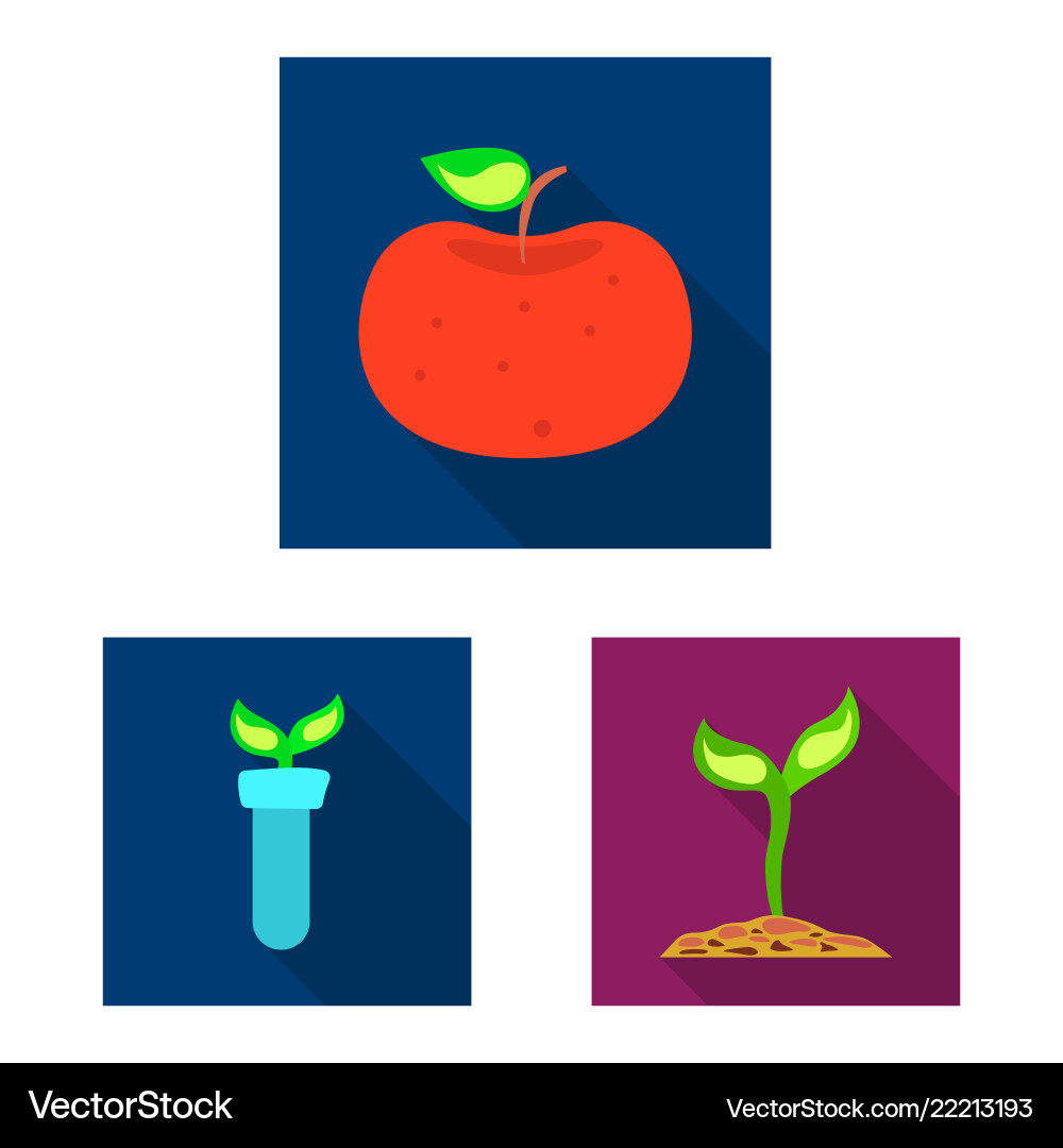 Isolated object of and symbol collection vector image