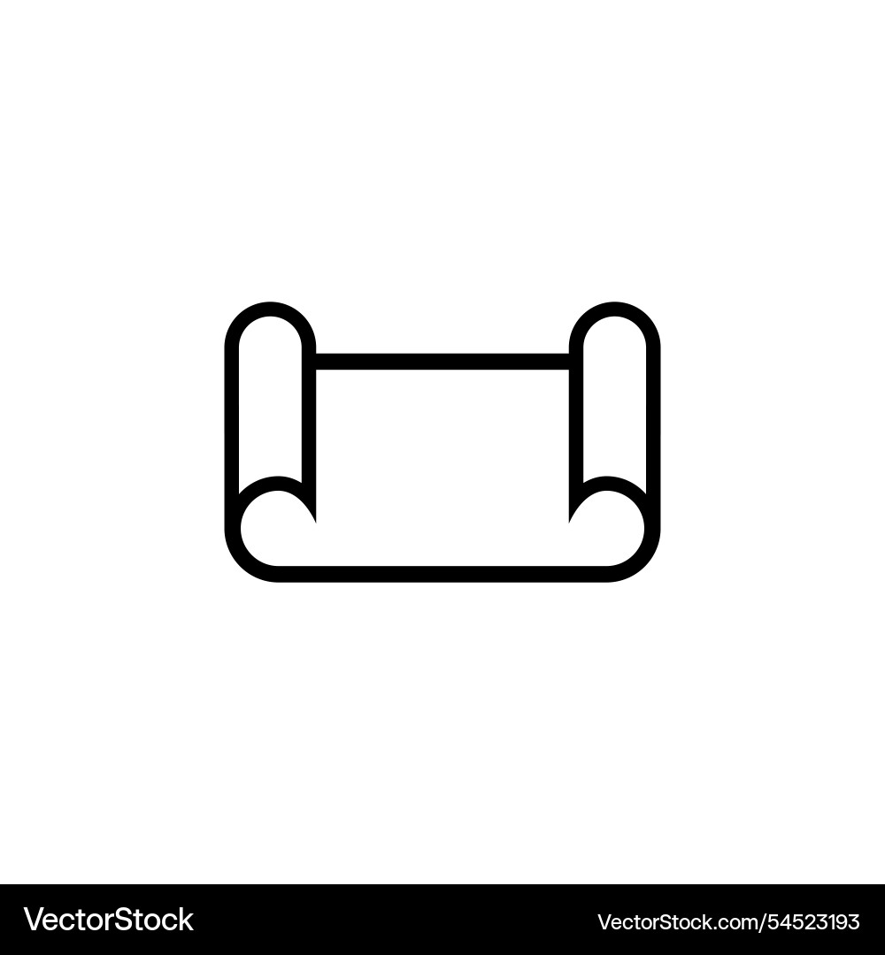 Minimalistische Scroll-Symbol perfekt für Web und App Minimalistische Scroll-Symbol perfekt für Web und App vektorbild