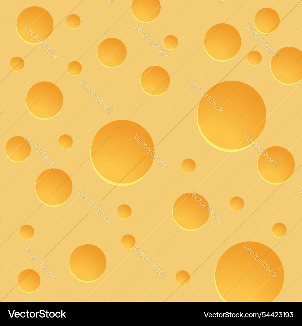 Seamless background of cheese pattern Seamless background of cheese pattern vector image