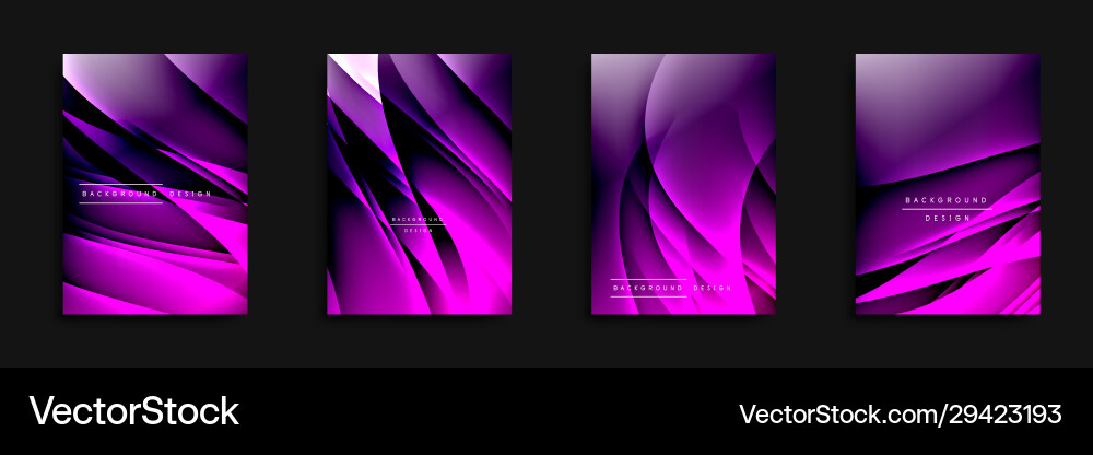 Wave covers set with fluid gradients dynamic Wave covers set with fluid gradients dynamic vector image