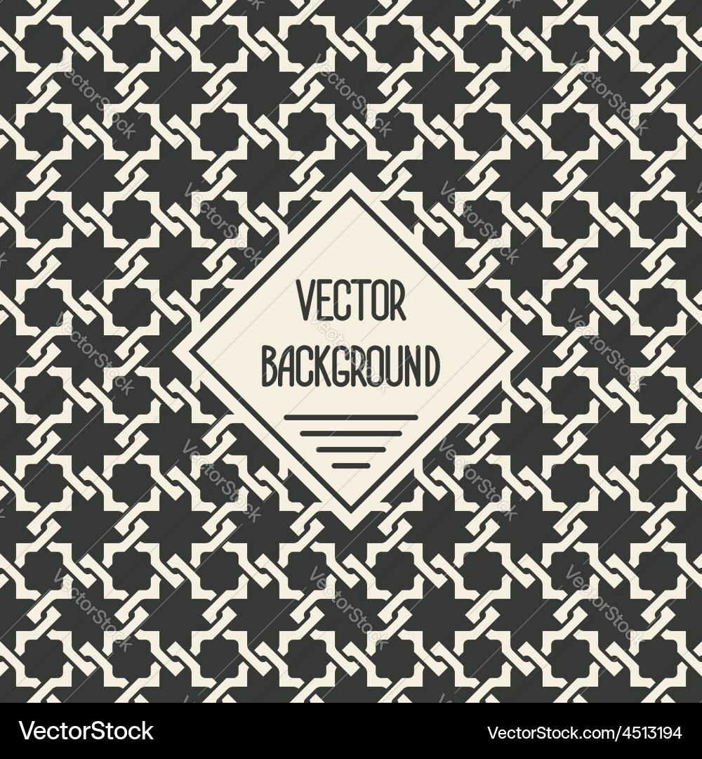Background with geometric seamless patterns vector image