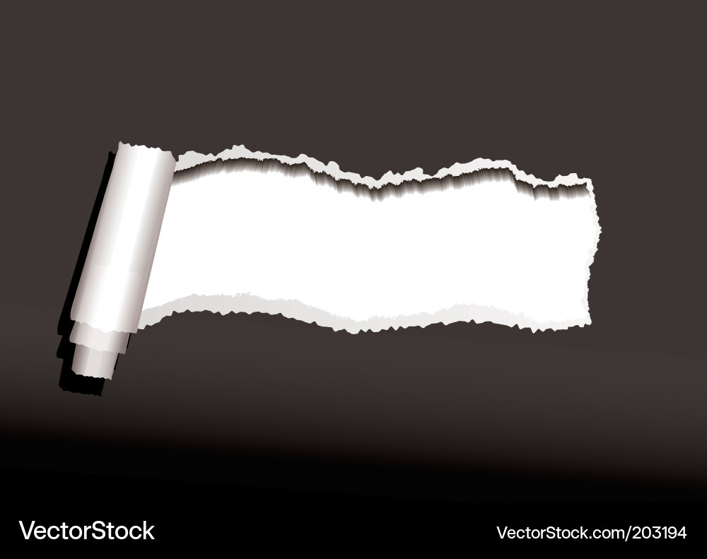 Geschliffene Papierrolle Vektorbild