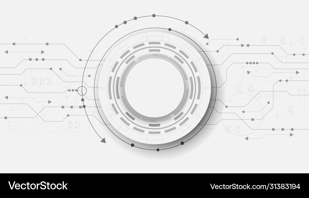 Hi-tech digital data connection system Hi-tech digital data connection system vector image