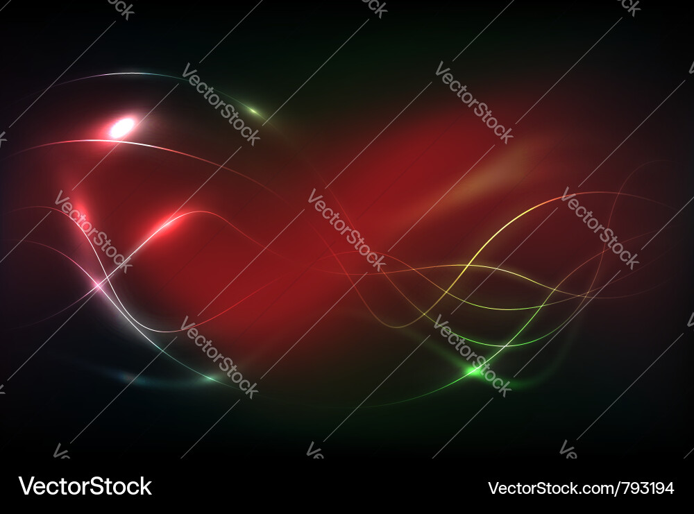 Red background with lines vector image