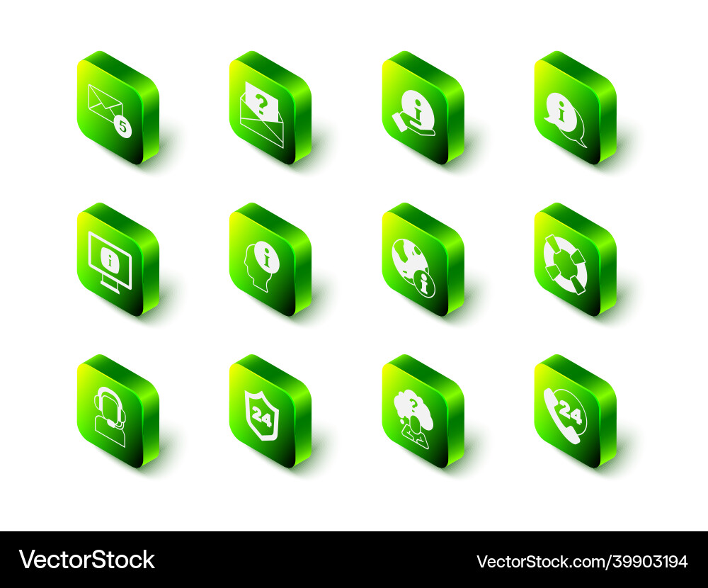 Set envelope with question mark information Set envelope with question mark information vector image