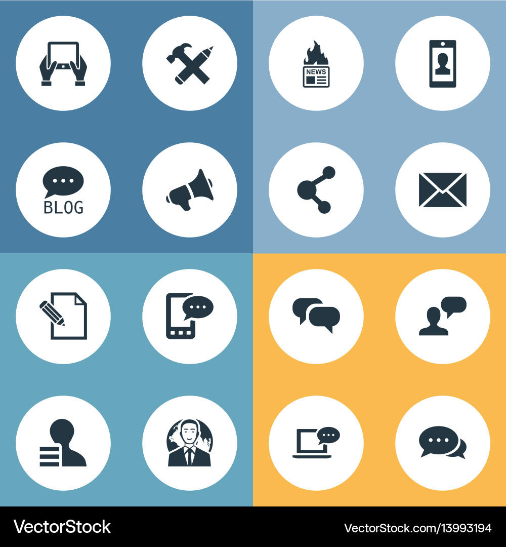 Set of simple user icons Set of simple user icons Vector Image