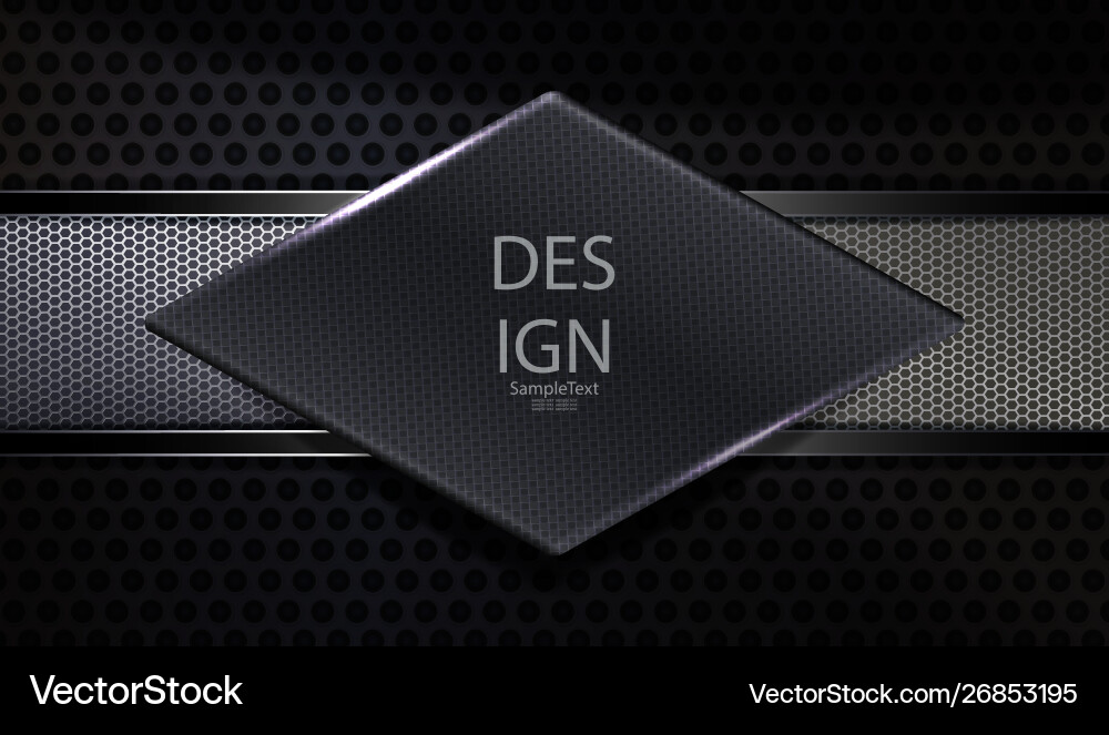 Abstract dark mesh composition with a gray Abstract dark mesh composition with a gray Vector Image
