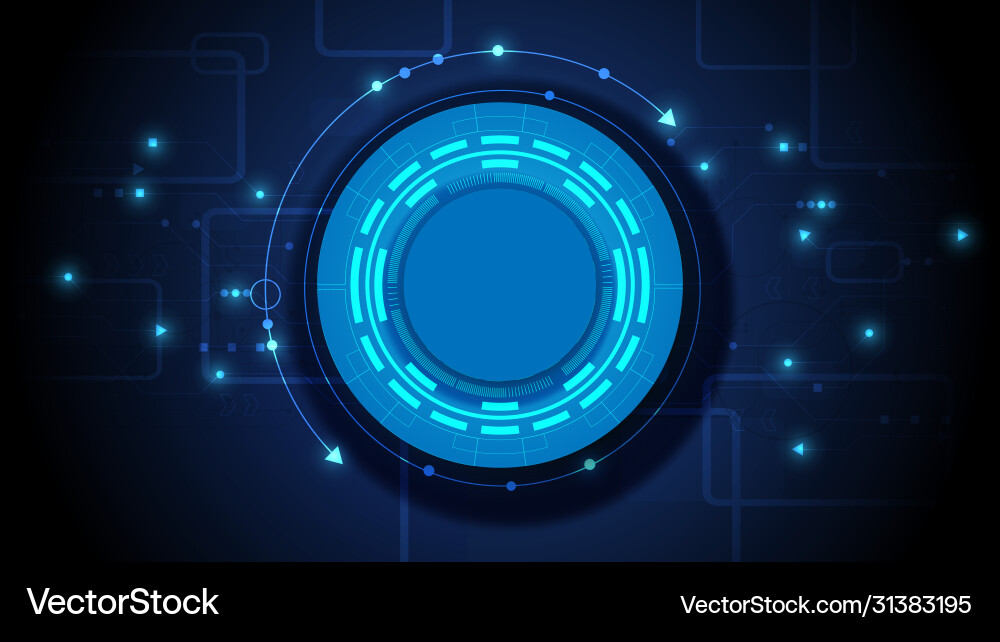 Hi-tech digital data connection system Hi-tech digital data connection system Vector Image