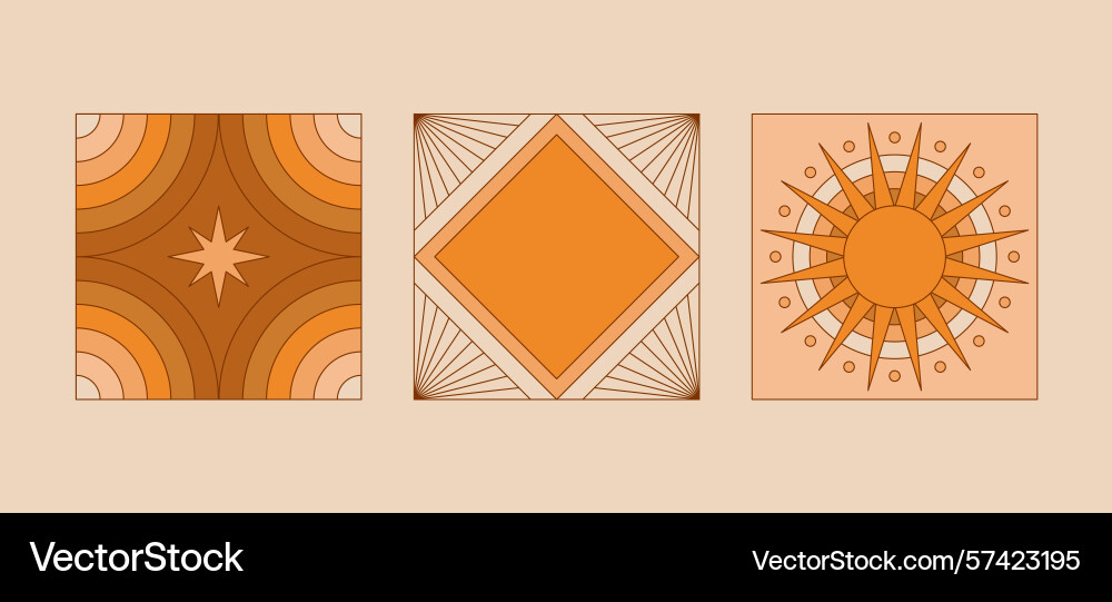 In simple linear style - design templates In simple linear style - design templates vector image