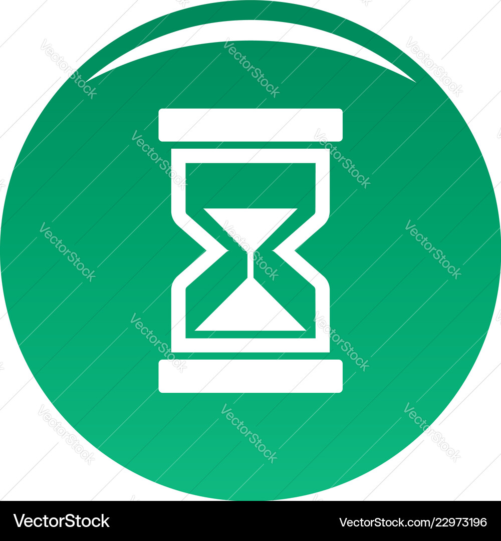 Cursor loading element icon green Cursor loading element icon green vector image