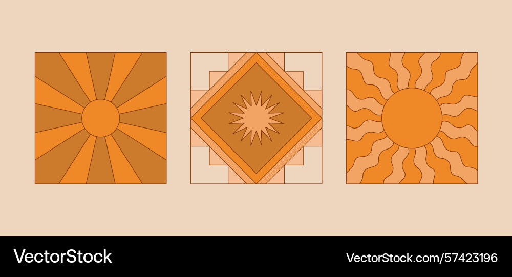 In simple linear style - design templates In simple linear style - design templates vector image