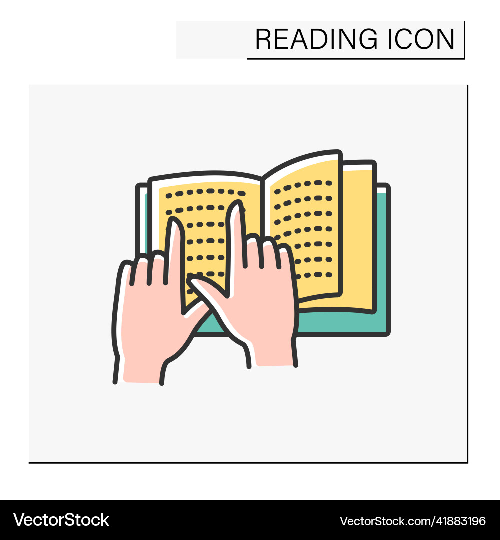 Learning process color icon Vector Image