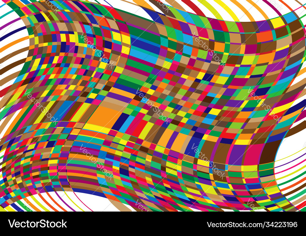 Mosaic background tessellation pattern colorful Vector Image