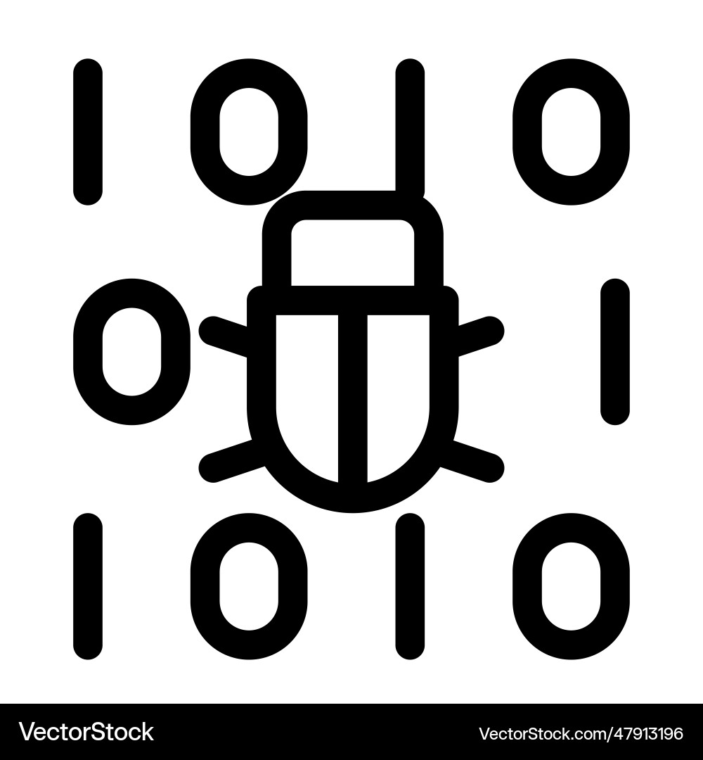 Overflowing bug in the binary code search Vector Image
