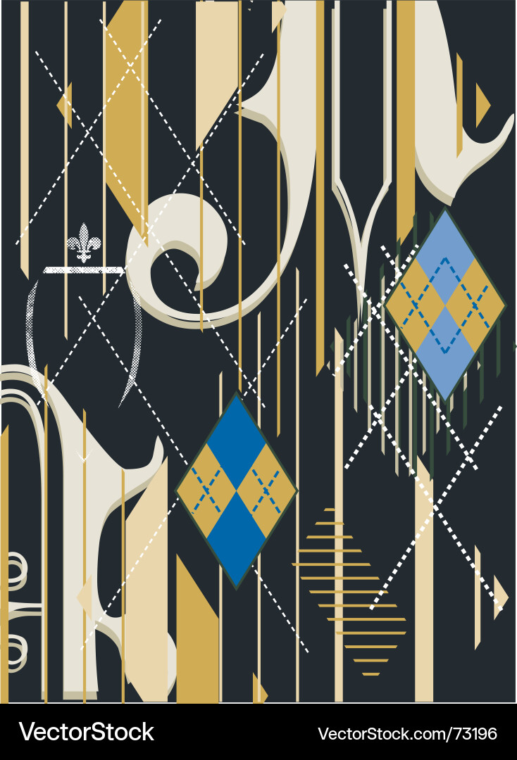 Pattern design vector image